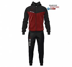 GIVOVA TRACKSUIT VISA POLARFLEECE BURG/BLK