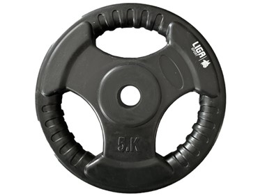 LIGA RUBBER WEIGHT LIFTING PLATE 5KG (F28)