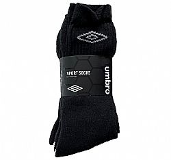 UMBRO U 3P SOCKS BLACK