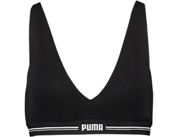 PUMA W PADDED V-NECK BLK