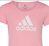 ADIDAS JR TSHIRT LOGO BLISS PINK