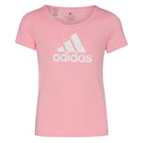 ADIDAS JR TSHIRT LOGO BLISS PINK
