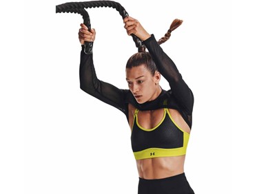UNDER ARMOUR MESH LS CROP