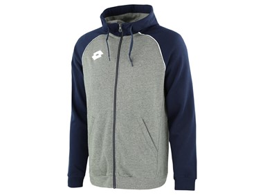 LOTTO DELTA PLUS JR SWEAT FZ HD MEL FL GRAY