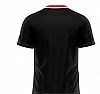 GIVOVA INTERLOCK SHIRT TRATTO BLK/RED