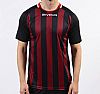 GIVOVA INTERLOCK SHIRT TRATTO BLK/RED