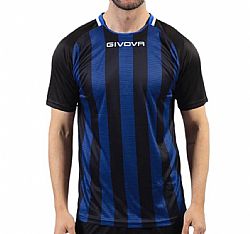 GIVOVA INTERLOCK SHIRT TRATTO BLK/ROY