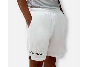 GIVOVA SHORT POCKET INTERLOCK WHT