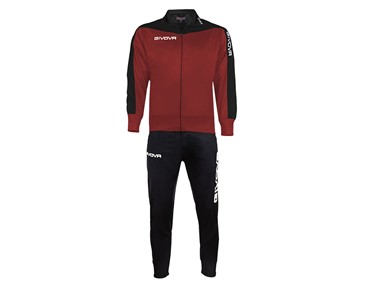 GIVOVA TUTA ROMA BURGUNDY/BLK