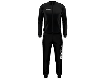 GIVOVA CUBA TRKCSUIT POLARFLEECE BLK