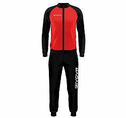 GIVOVA CUBA TRKCSUIT POLARFLEECE RED/BLK