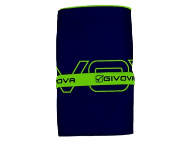 GIVOVA TOWEL BIG NICROFIBER BLK/GREEN FL