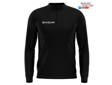 GIVOVA TECHNICAL SHIRT HALF ZIP BLK