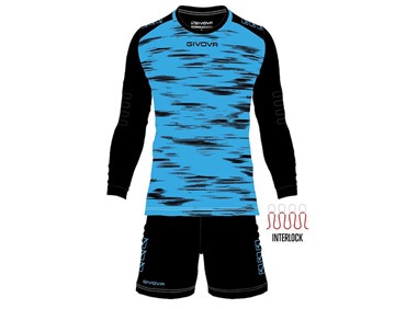 GIVOVA KIT GOLKEEPER DIFESA TUR/BLK