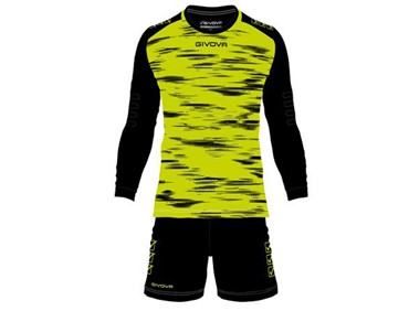 GIVOVA KIT GOLKEEPER DIFESA YEL FL/BLK