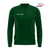 GIVOVA TECHNICAL SHIRT HALF ZIP GREEN