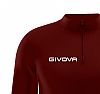 GIVOVA TECHNICAL SHIRT HALF ZIP BURGUNDY