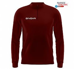 GIVOVA TECHNICAL SHIRT HALF ZIP BURGUNDY