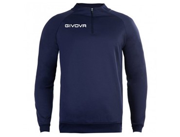 GIVOVA TECHNICAL SHIRT HALF ZIP BLUE