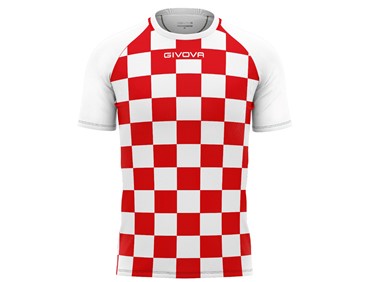 GIVOVA SHIRT DAMA WHT/RED