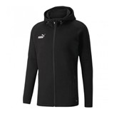 PUMA M TEAMFINAL HOODED JKT BLK