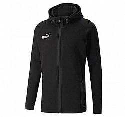 PUMA M TEAMFINAL HOODED JKT BLK