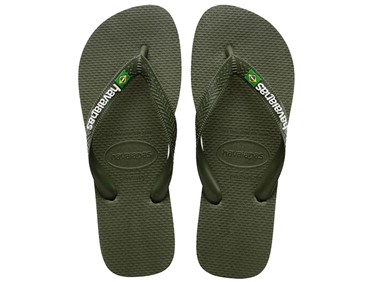 HAVAIANAS BRAZIL LOGO GREEN