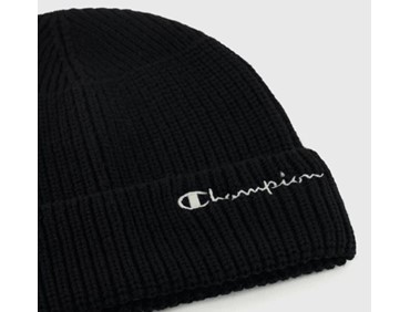 CHAMPION BEANIE CAP BLACK