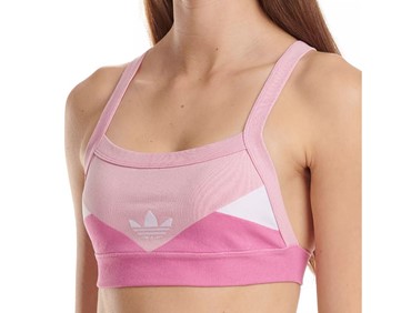 ADIDAS STRAPPY BRALETTE PINK
