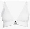 ADIDAS UNLINED TRIANGLE BRA WHITE
