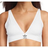 ADIDAS UNLINED TRIANGLE BRA WHITE