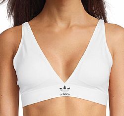 ADIDAS UNLINED TRIANGLE BRA WHITE