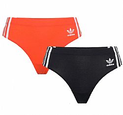 ADIDAS WIDE SIDE THONG ORA/BLK
