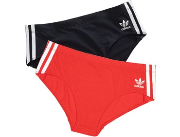 ADIDAS HIPSTER 2PK RED/BLK
