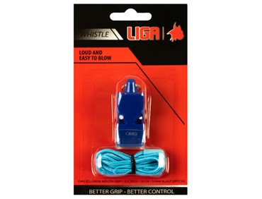 LIGA WHISTLE PLASTIC WITH LANYARD