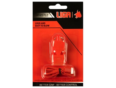 LIGA WHISTLE PLASTIC WITH LANYARD