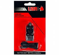 LIGA WHISTLE PLASTIC WITH LANYARD
