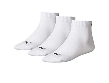 PUMA U QUARTER PLAIN 3P WHT COMBO
