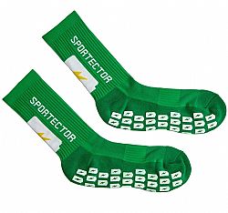 SPORTECTOR ANTI-SLIP GRIP SOCKS GREEN