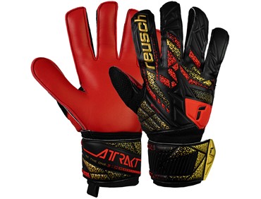 REUSCH ATTRAKT SOLID BLK/GOLD/RED