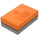 LIGA YOGA BLOCK GREY/ORANGE