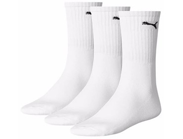 PUMA CREW SOCK 3P WHT