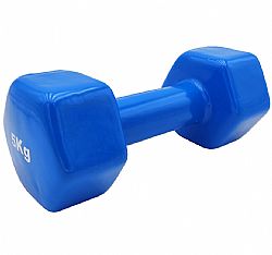 LIGA VINYL DUMBBELL 5KG BLU