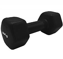 LIGA VINYL DUMBBELL 9KG BLACK
