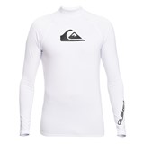 QUIKSILVER ALL TIMLS RASH GUARD WHT