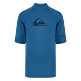 QUIKSILVER ALL TIME SS YTH RASH VEST BLU