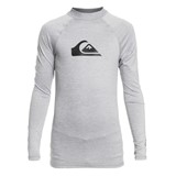 QUIKSILVER ALL TIME LS YTH RASH VEST GREY