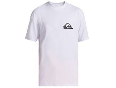 QUIKSILVER YTH SURF RASH VEST TEE SS WHT