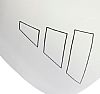 ADIDAS ADULT LOGO CAP WHT