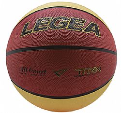 LEGEA PALLONE TITAN BASKET ACERO/SABBIA